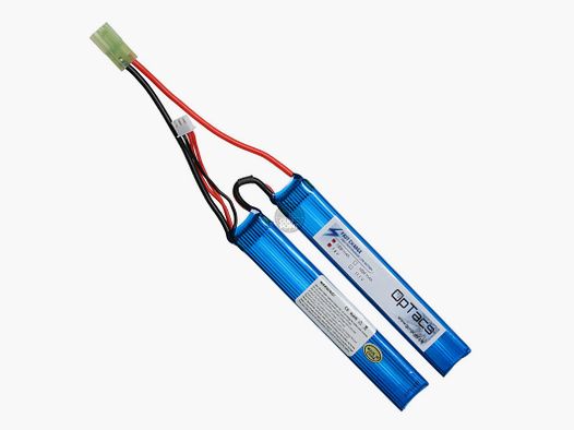 OpTacs LIPO 1300mAh 7.4V 25C 2 ways split Micro TAMIYA
