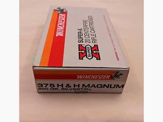 Winchester - USA Rifle Cartridges .375 H&H Mag