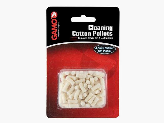 Compleet reinigingsset pellets katoen kal. 4,5mm (verpakking van 100)