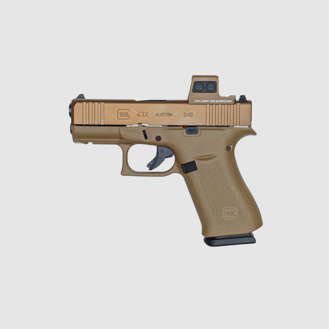 PISTOLA – GLOCK 43X | G MOS-K | 9 LUGER | COYOTE FS +1C, imagen 3 de 4