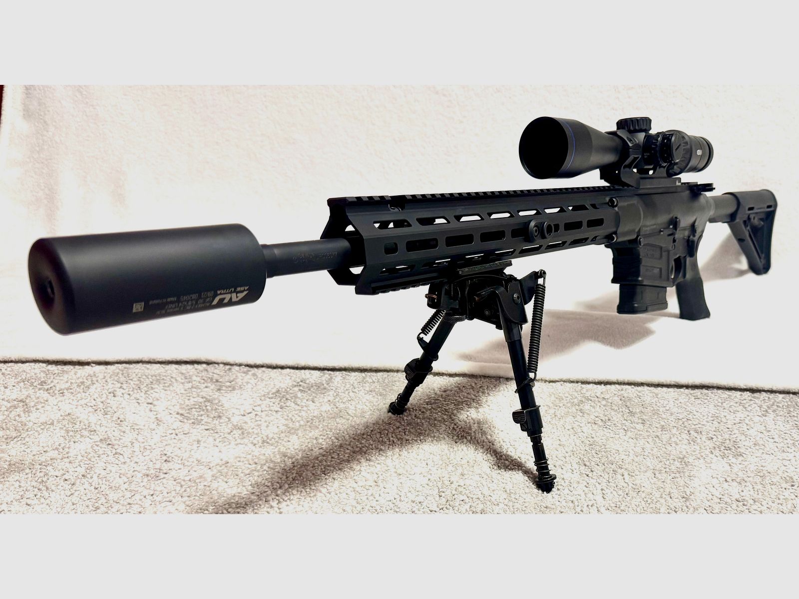 AR-10 Savage MSR-10 Hunter .308 18‘‘ ASE Utra SL5I Schaldämpfer