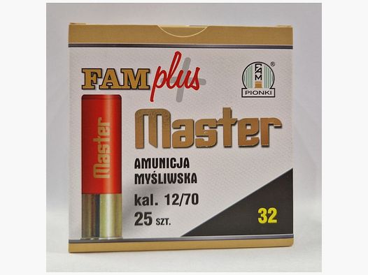 Amunicja Pionki 12/70 MASTER PLUS 32g