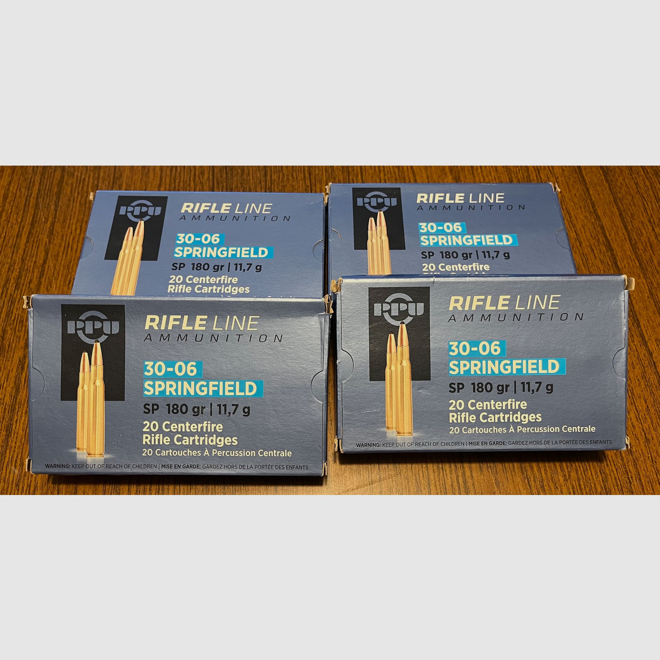 30.06 PPU 180gr/11,7 g Teilmantel 