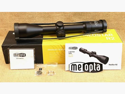 Meopta Zielfernrohr Meostar R2 2,5–15x56, Absehen 4-RD mit Innenschiene
