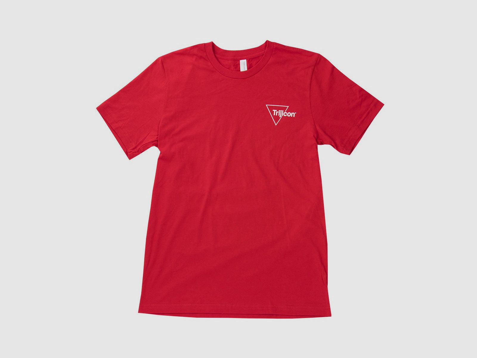 T-Shirt kleines Logo Links Vorne Medium rot