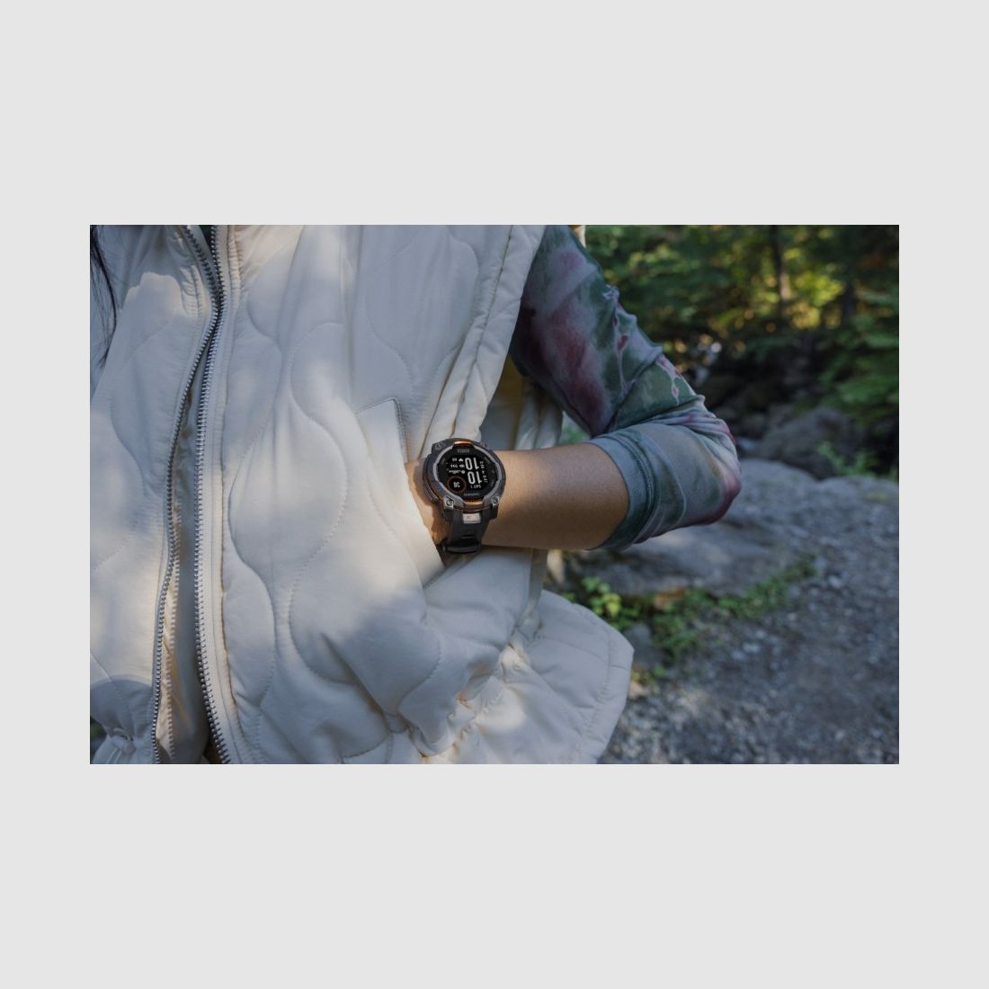 Garmin Instinct 3 Solar – Alpine Rush Edition 50 mm, afbeelding 6 van 7
