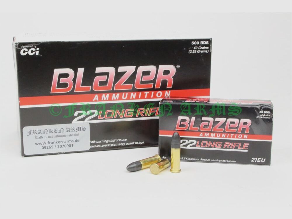 CCI BLAZER HV .22 l.r. 40gr. 2,59g 50Stück Staffelpreis