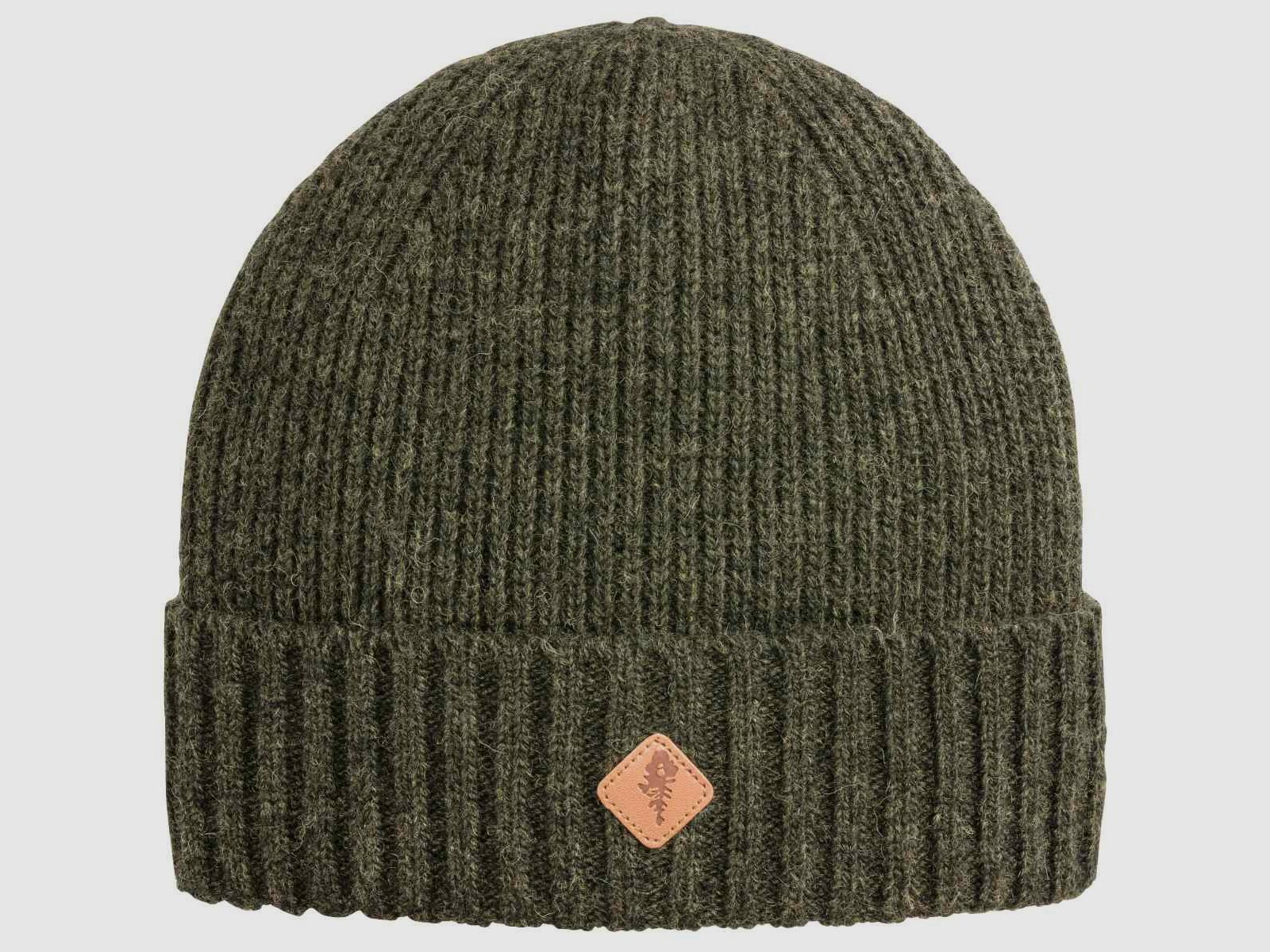 Pinewood Strickmütze Mossgreen Mel