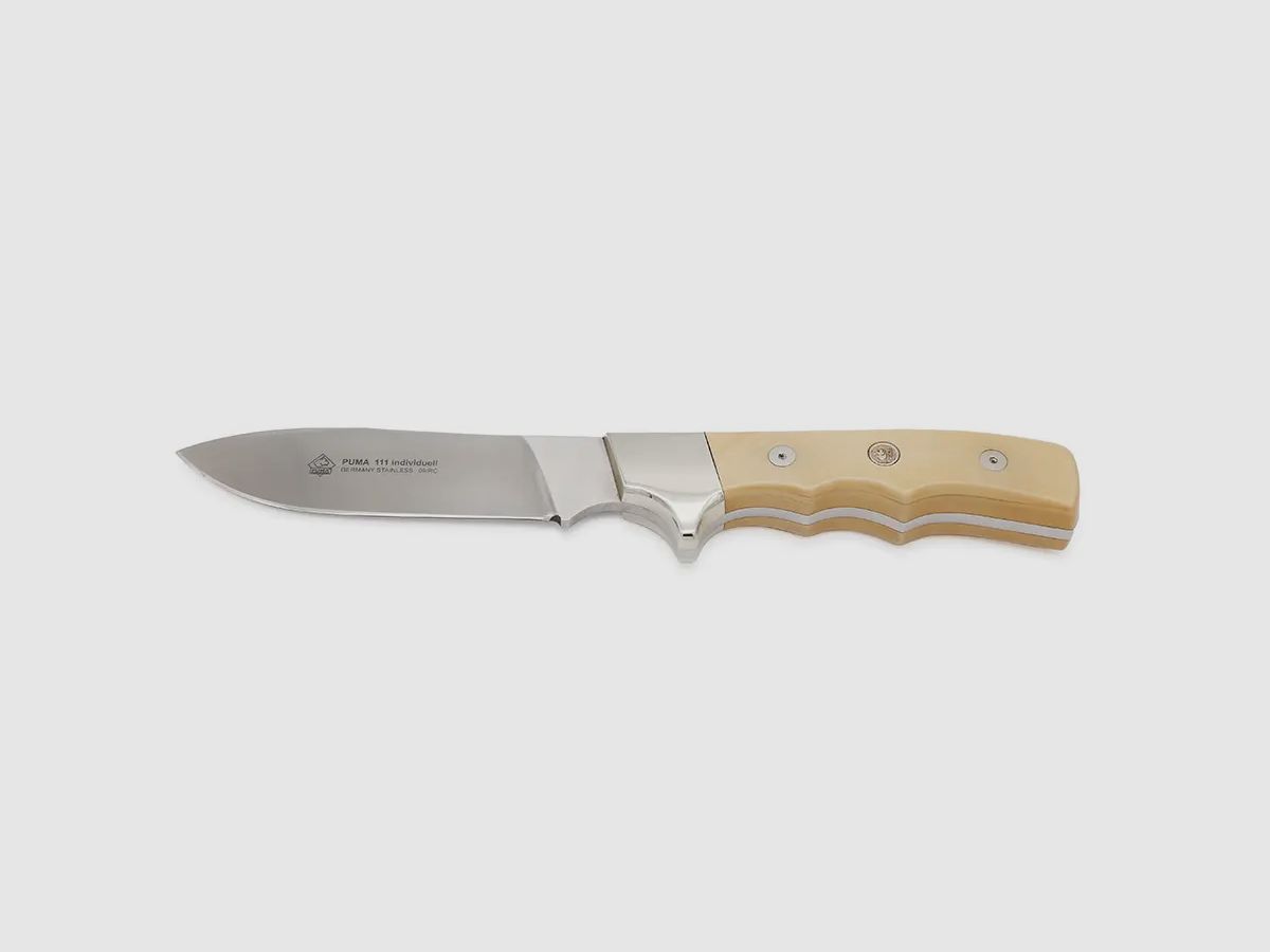 PUMA unicum Jagdmesser, Individual, Elfenbein Micarta