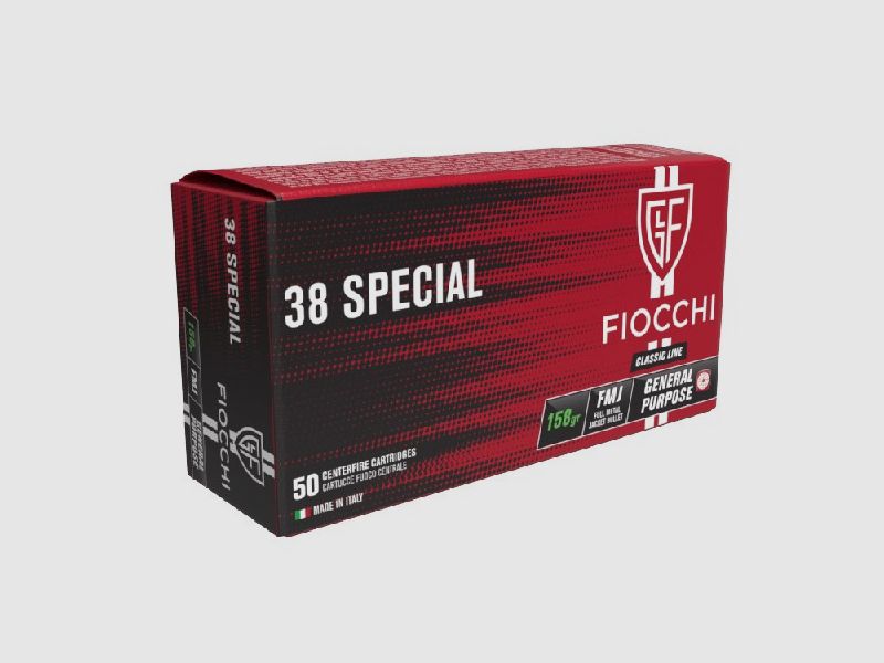38SP FMJ FIOCCHI (Packung mit 50)