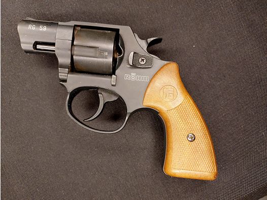 Revolver à blanc Röhm RG 59 noirci 9 mm R.K. (PTB 735)