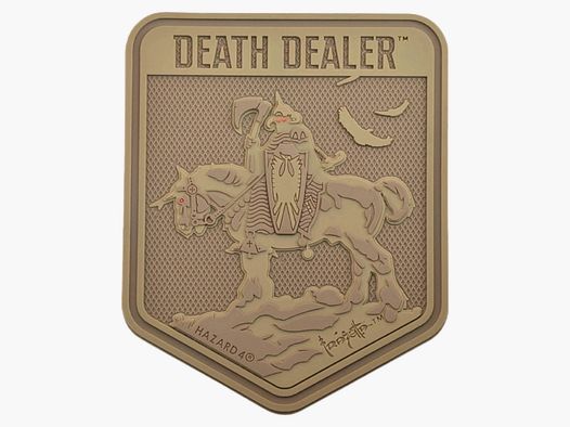 Hazard 4 Hazard 4 Rubber Patch Death Dealer coyote