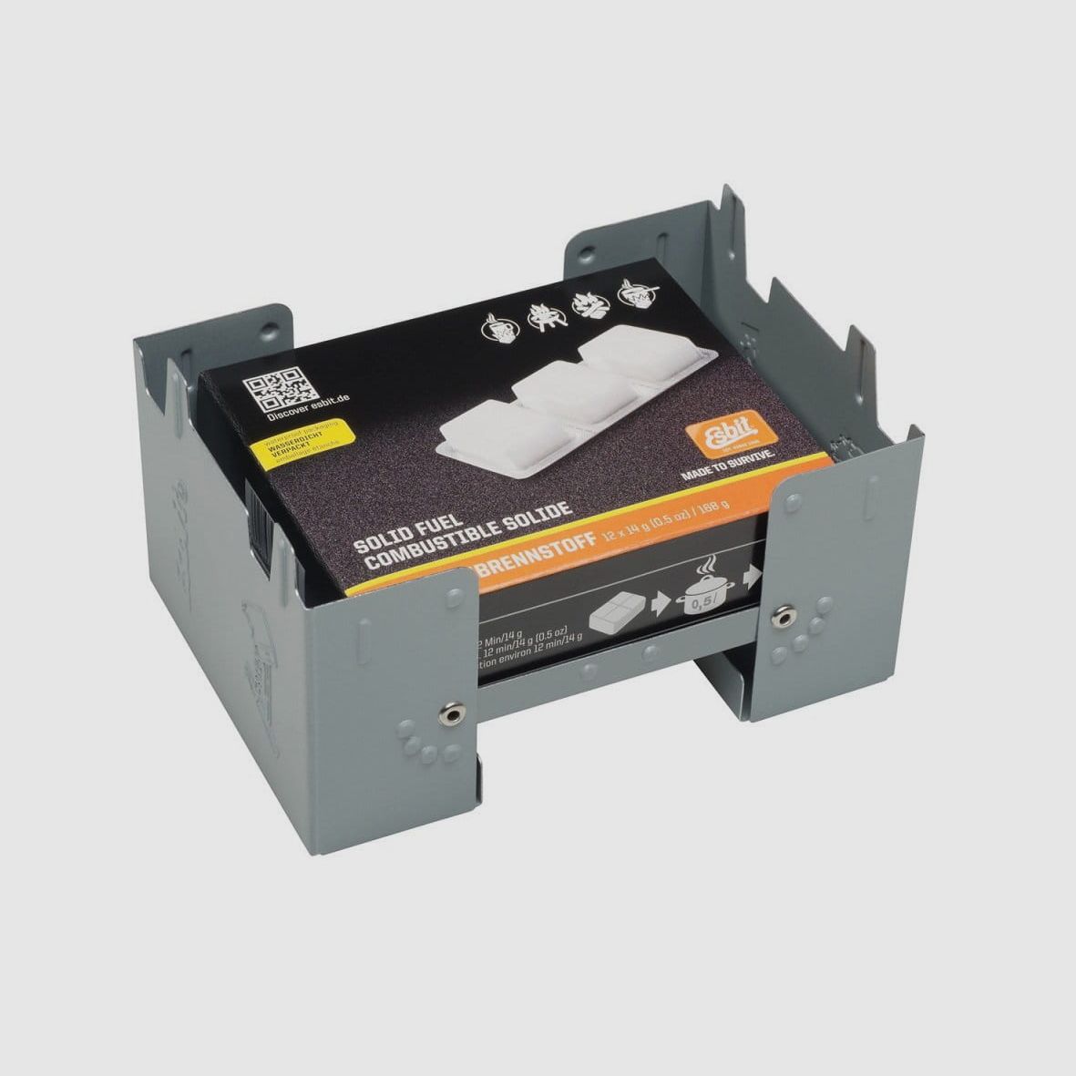 Duży kuchenka turystyczna Esbit z paliwem