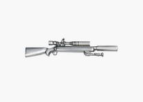 Speld Rifle Police met richtkijker
