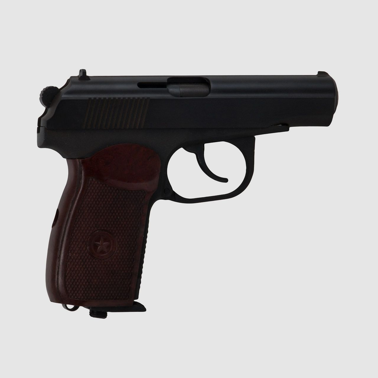 CO2 Pistole Baikal Makarov MP654K 5.2 Serie 88 Stahl CNC Kaliber 4,5 mm BB (P18)