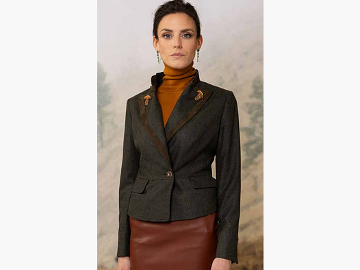 Chaqueta Habsburg Marchegg en Verde Oscuro