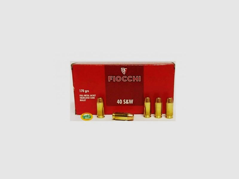 FIOCCHI Munition Kal.40 S&W 170gr FMJ
