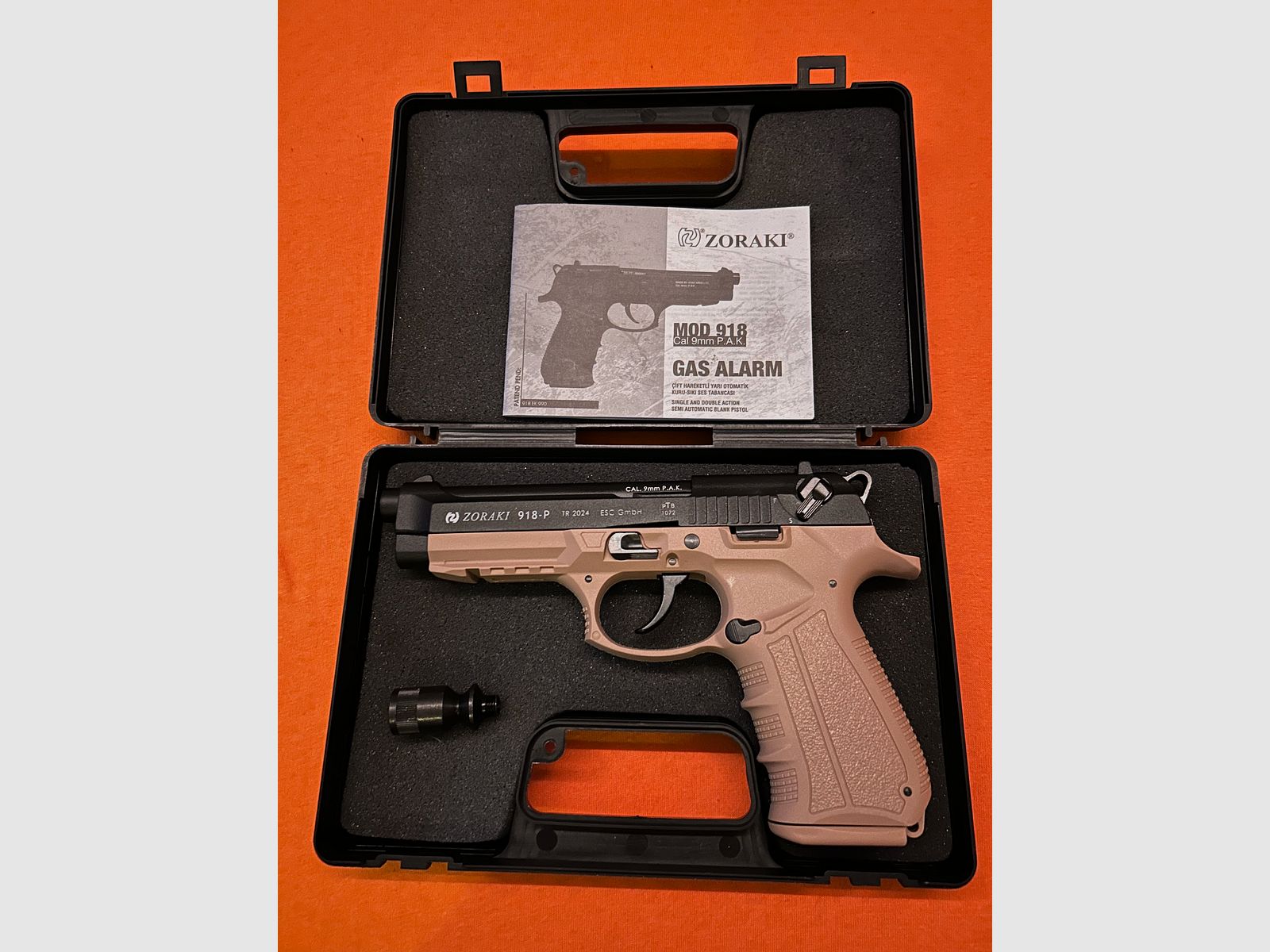 Zoraki 918 Cal 9mm P.A.K. Gas Alarm