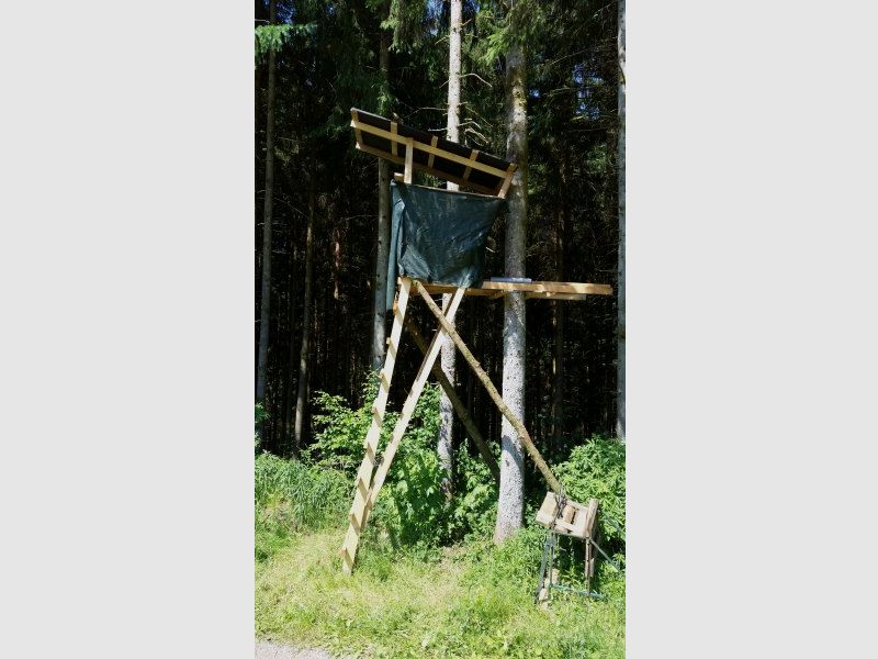 Hochsitzverblendung Rollenware: Zuschnitt 1,20 m breit, tannengrn