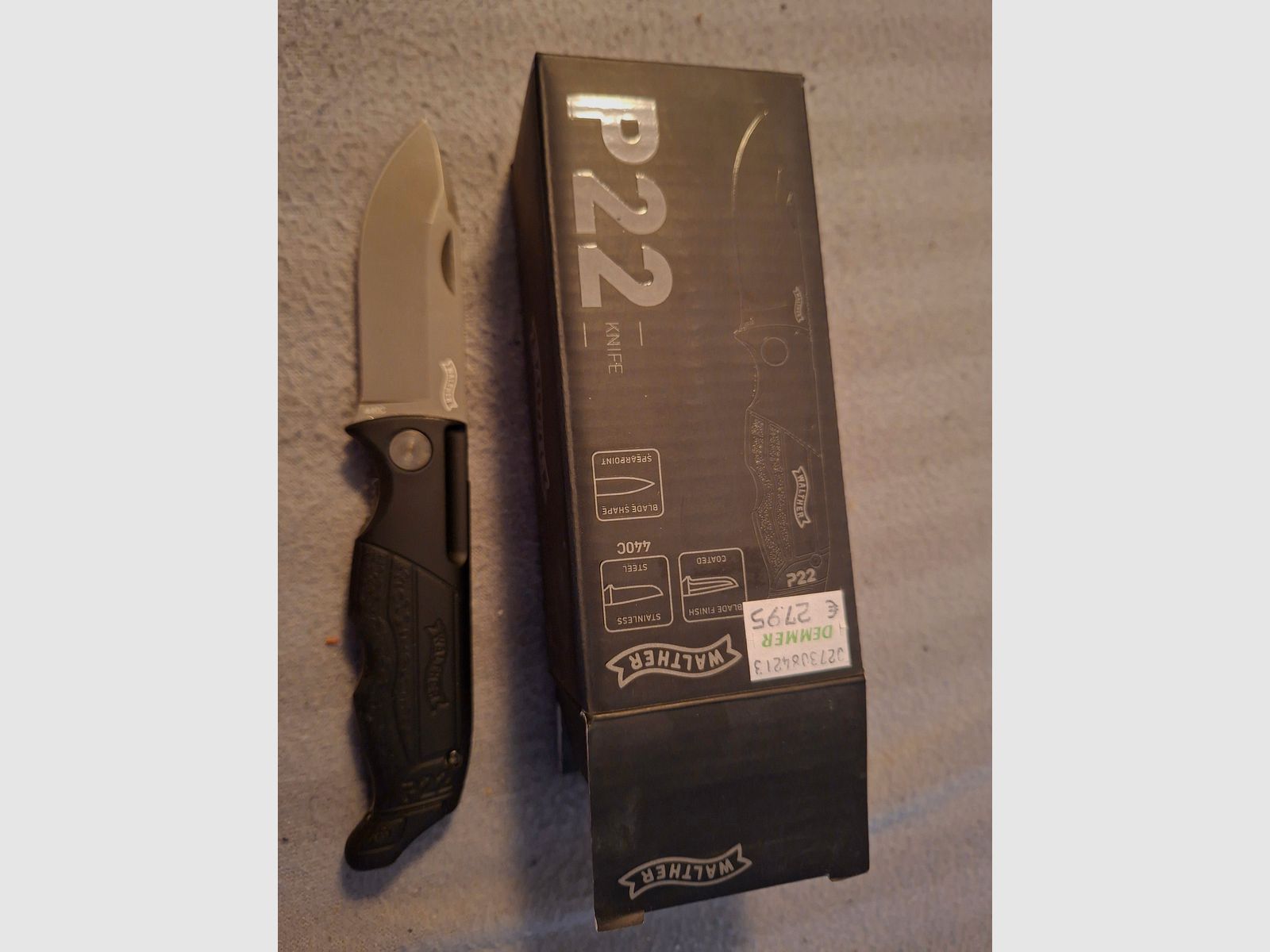 Walther P22 coltello pieghevole