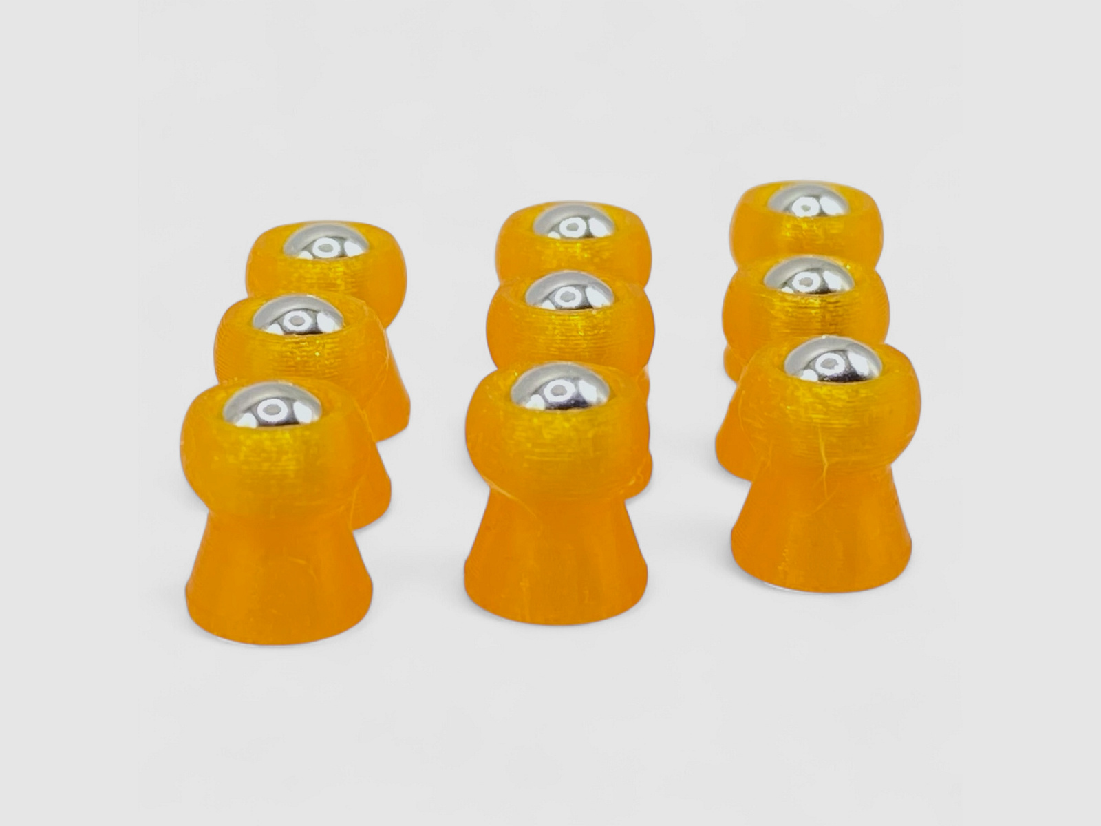 50x Diabolo o niskiej mocy, 9mm, CAL .357, wielokrotnego użytku, AEA HP Max