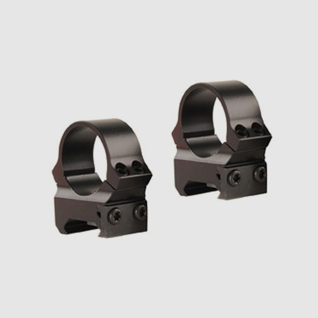 Anneaux Leupold PRW 25,4 mm moyens noirs brillants