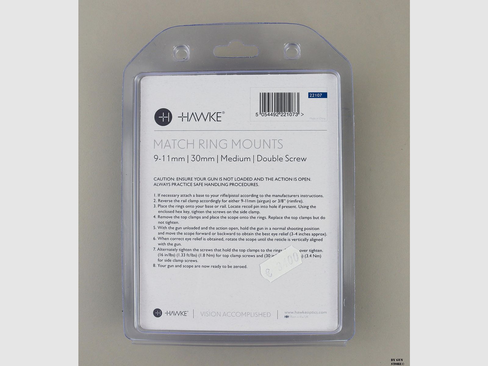 Hawke Ring Mounts 9-11 mm / 30mm / medium / double screw, immagine 2 di 2
