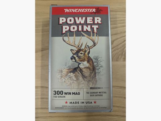 Winchester Power Point 300 win mag 150 grains