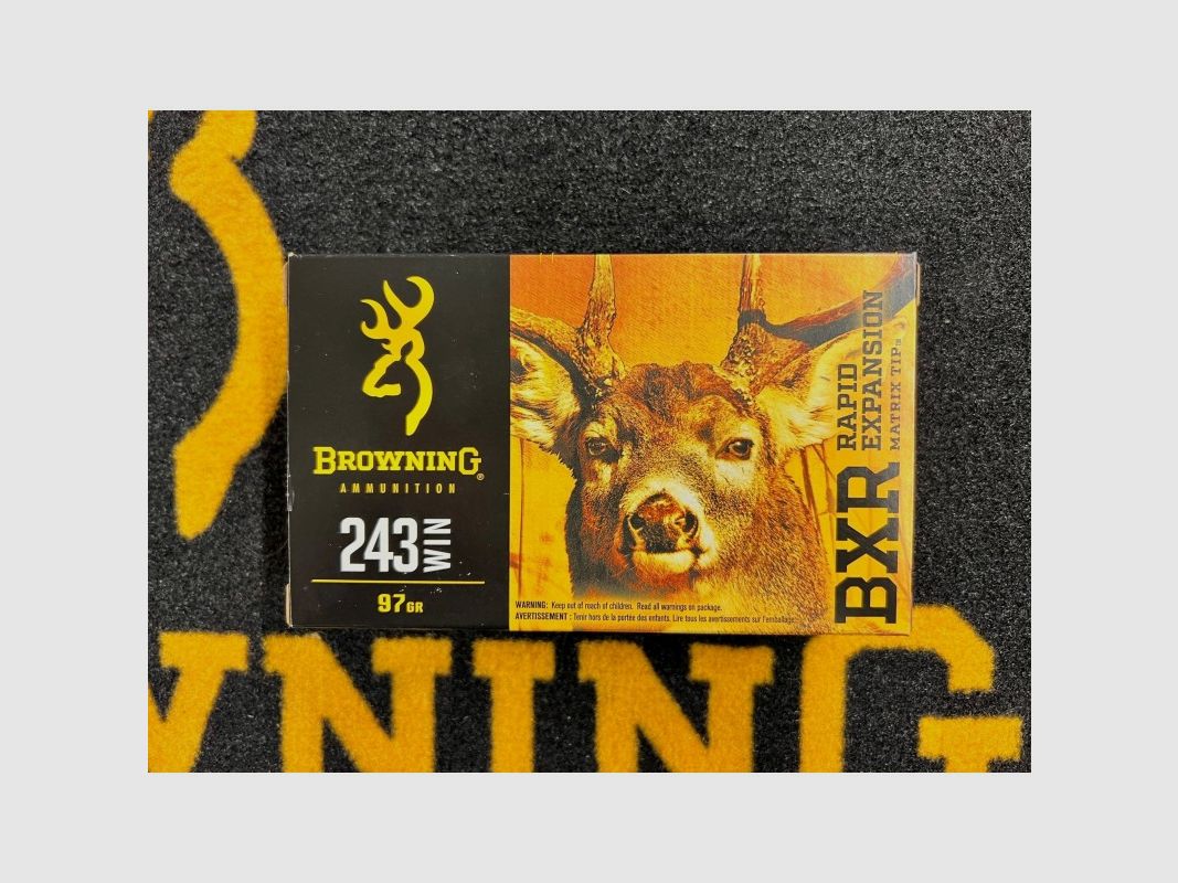 Browning BXR 243 Win 97 grs, Bild 1 von 2