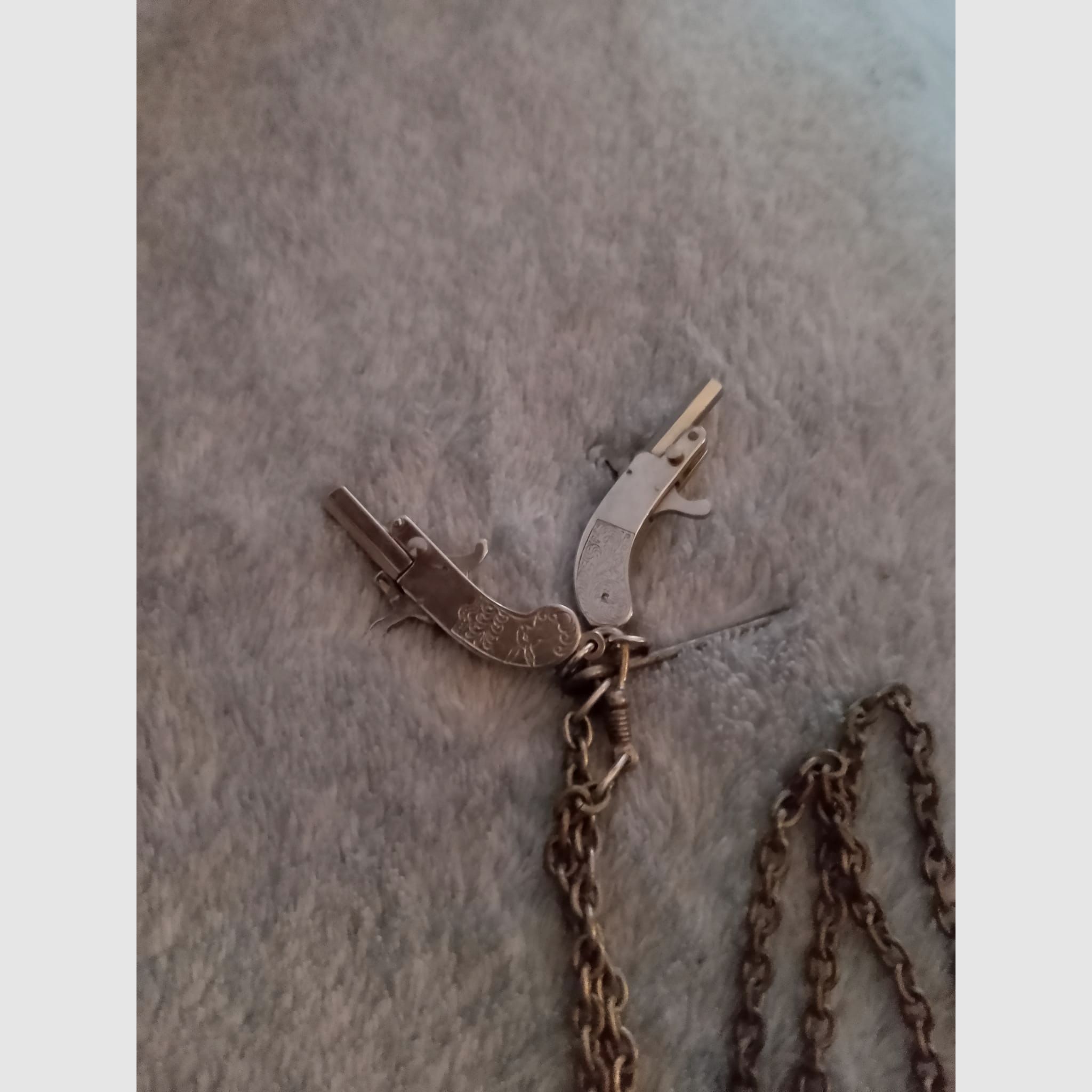 German Maus Pistol Breloque 2mm