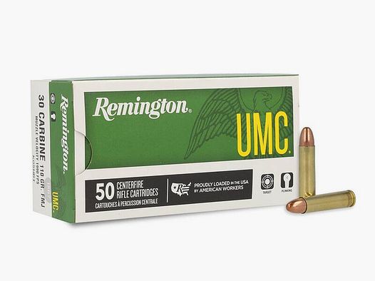 Remington UMC .30 Carbine 110GR FMJ 50 cartouches