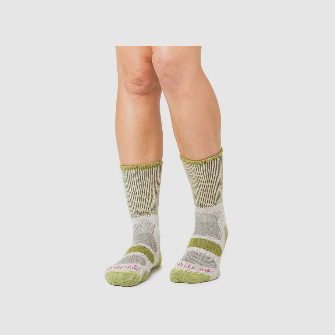 Women's Hiking Socks Bridgedale HIKE Lightweight Comfort Boot Coolmax s.green, image 3 of 4