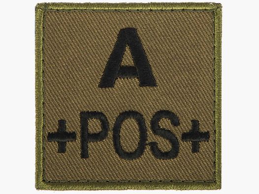 A10 Equipment Blood Group Patch Blood Group A positive