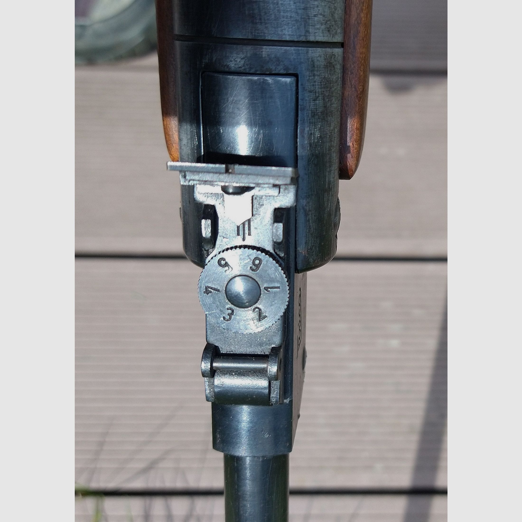 Luchtgeweer Krico LG1S, bouwjaar 196x, zonder F-kenmerk, oude voorraadbescherming!