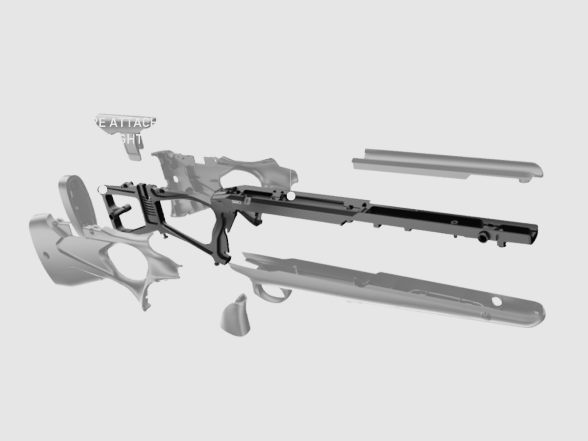 Sako S20 Jagdbüchse bronziert, flutierter Lauf 51CM Kal. 30-06, Bild 7 von 10