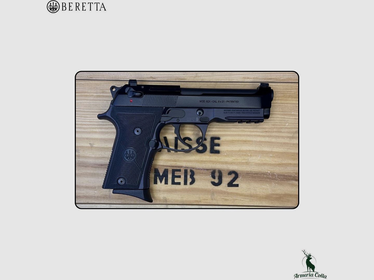 Beretta Halbautomatische Pistole 92X Compact Kal. 9×21 Art. usa4/275 *GEBRAUCHT*, Bild 2 von 2