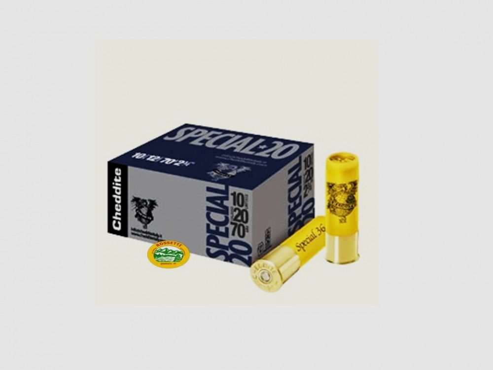CHEDDITE Patronen SPECIAL Kal.20 semimagnum gr.36 pb4 spezielle Taube
