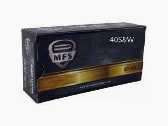 Munitions MFS cal. .40 S&W Plomb Rond Enrobé 165gr – Lot de 1000