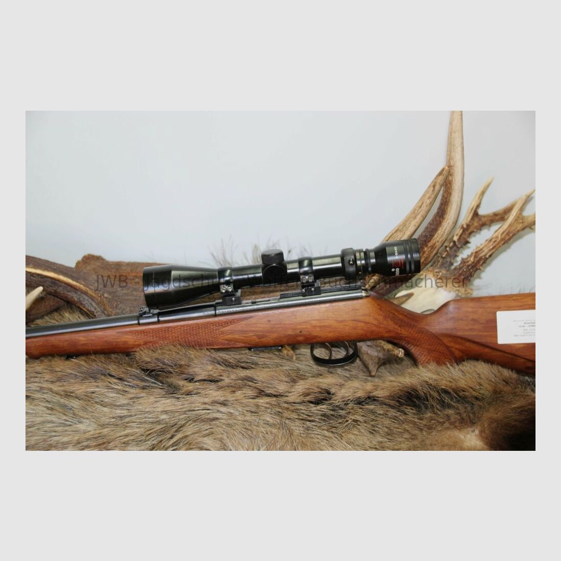 Anschütz 1516 met Tasco 3-9 x 40 .22WinMag