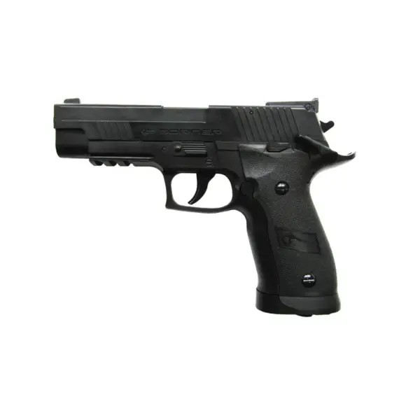 Pistola CO2 Borner Z122 Otturatore Fisso Calibro 4.5BB'S, immagine 3 di 4