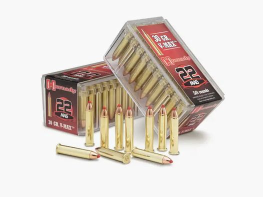Hornady 167149 .22 WMR V-Max 1,9g 30grs. sans plomb munitions de carabine