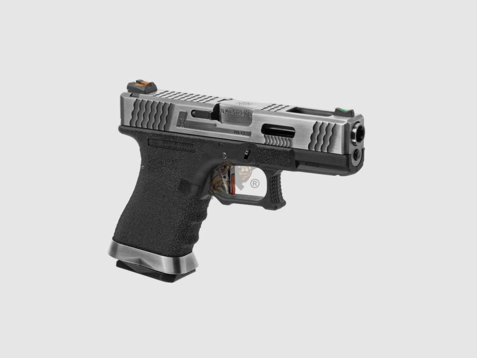 WE Custom 19 Versione Metallica Dual Tone Nera GBB -F-