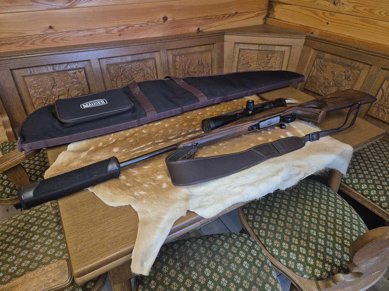Mauser M12 Max .308 with cocking piece, Dentler mount with A-Tec suppressor and lots of accessories, image 3 of 6