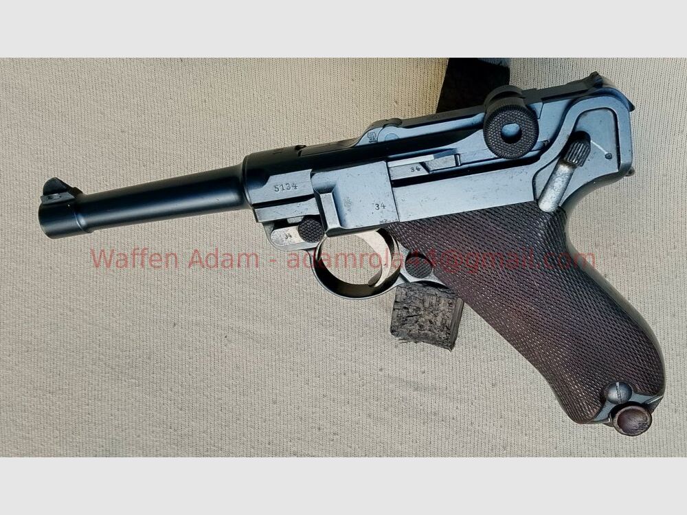 DWM Berlin P.08 Luger 1913 ohne Schiene