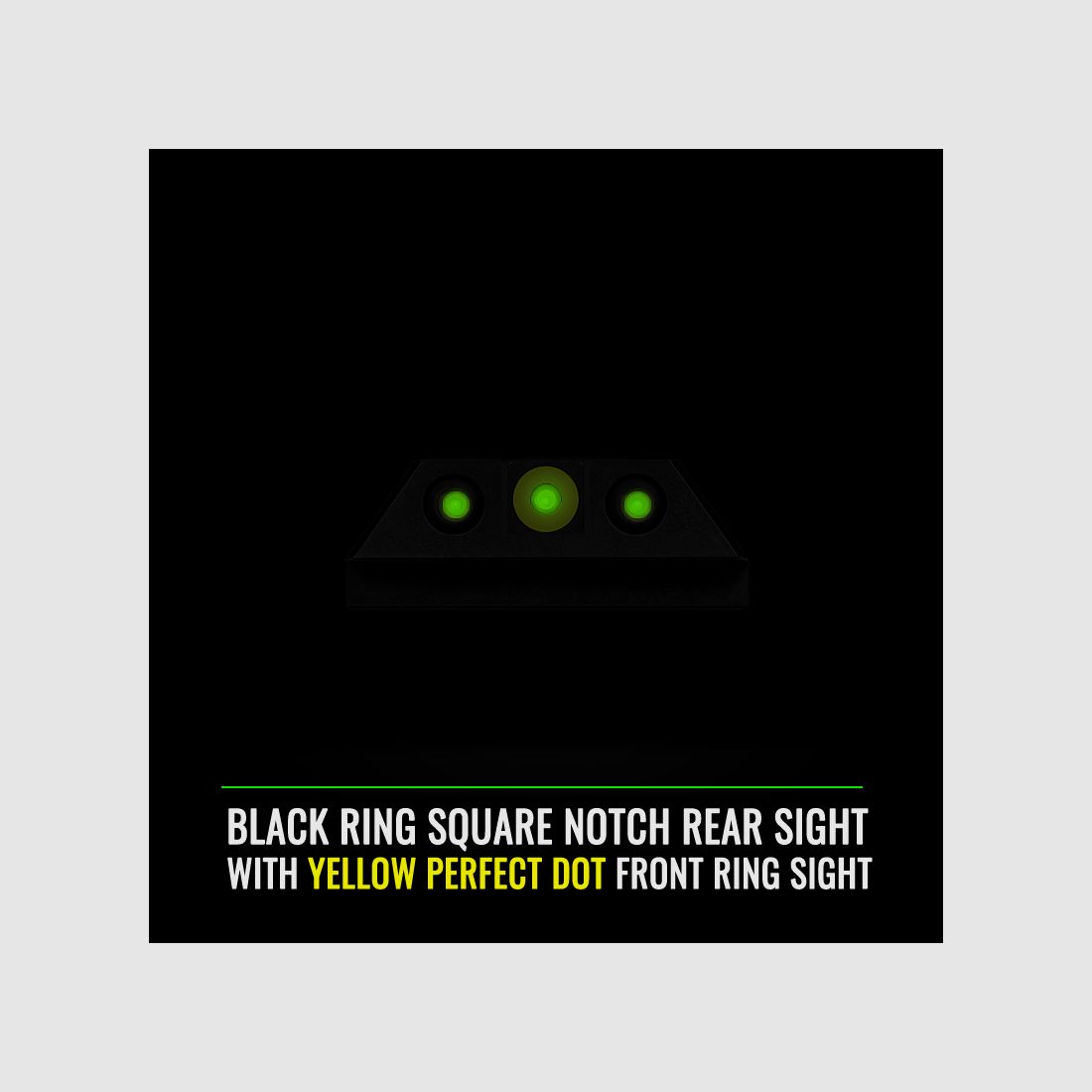 NIGHT FISION CZ P-10 Optics Ready C/F/S Stealth Tritium Sight YB, Bild 6 von 6