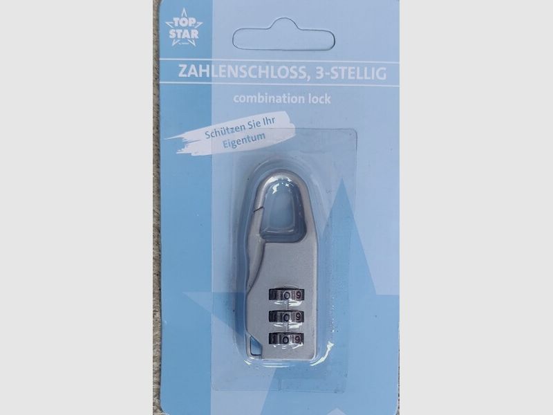 Zahlenschloss 3-stellig