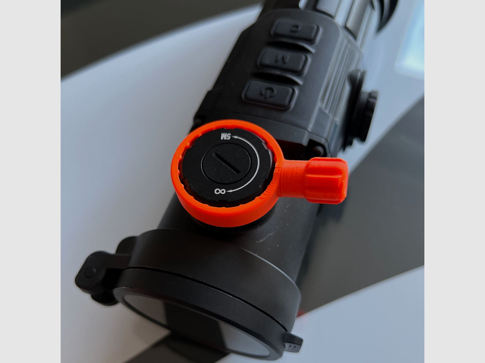 For xeye CH50 & similar: Quick adjustment lever for thermal imaging camera focus