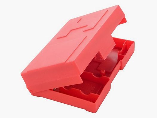 Caja de matrices Hornady / caja para 4 matrices, roja