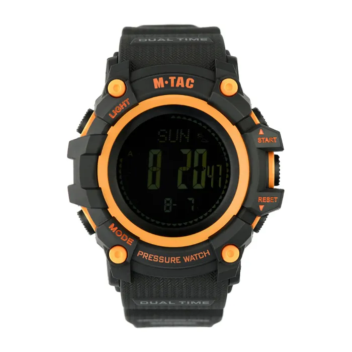 Orologio tattico M-Tac® Adventure Nero/Arancione
