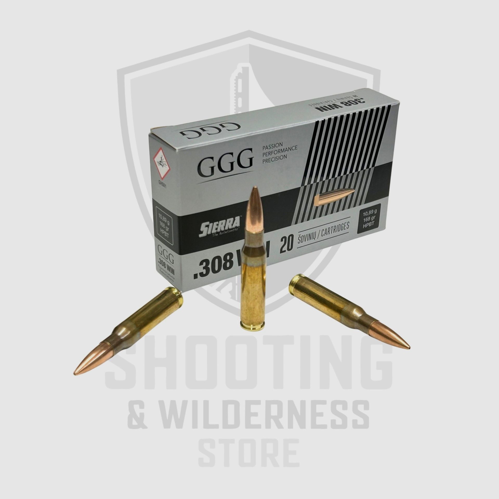 GGG Sierra Match King HPBT .308 168gr/10.9g, Bild 2 von 2